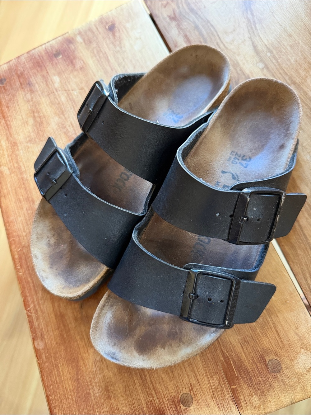 Birkenstock Women’s Black Two-Strap Sandals - Picture 2 of 5